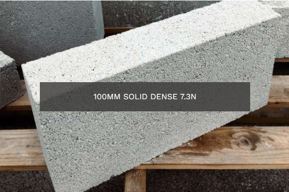 Concrete Block 7.3n - 100mm (One Pallet - 72 blocks)